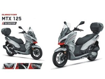 Skútr QJ-MOTOR MTX 125i ABS 10,8 kW - kufr a přilba zdarma