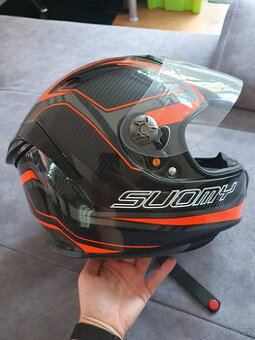 Integrální Přilba Helma Suomy SR-Sport Carbon Matt Red vel L