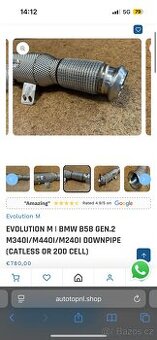 Downpipe B58 M340i/M440i OPF