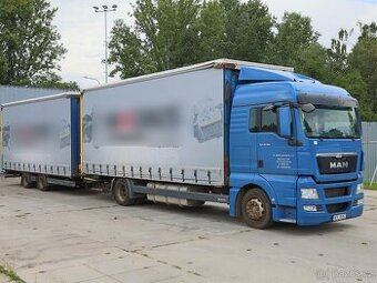 MAN TGX 18.360, EURO 5, 19 PALET, H. ČELO+PŘÍVĚS KRONE, 19 P