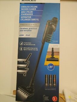 Akumulátorový tyčový a ruční vysavač 2v1 SilverCrest SHAZB