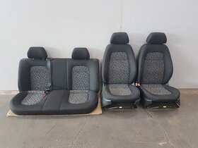 Vyhřívané černé sedačky + kabeláž Škoda Fabia Fl.