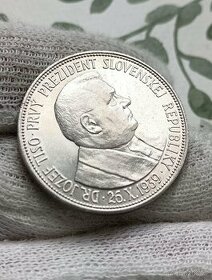 20ks Tiso 1939 Stříbrná mince Slovenský Štát