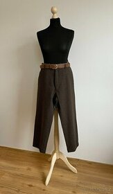 Miu Miu vintage vlněné culottes široké kalhoty - 1