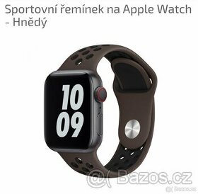 Sportovní řemínek na Apple Watch - Hnědý