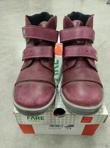 Dívčí dětské kožené boty botky FARE 34 - 1