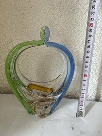 Moser retro hutní sklo košíček - 1