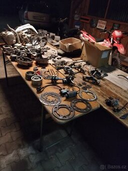Díly yamaha XT 125, beta rr 125, Honda xr 125