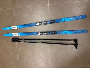 Běžky 135 cm a hůlky 110 cm - 1