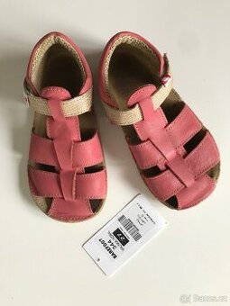 Sandále ef barefoot korálová v27 - 1