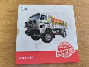 Stříbrná pamětní mince ČM "Liaz 110.55" z cyklu Na kolech