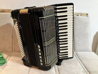 Akordeon, Hohner Morino + V 120 de Luxe, Cassotto, černá