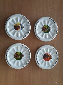 Levně prodám 4 ks porcelánových, pivních podtácků zn. Kozel. - 1