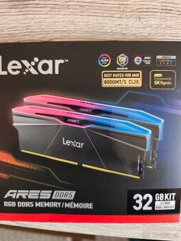 Paměti Lexar Ares 32GB DDR5 6000MHz CL28 Expo