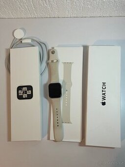 Apple watch SE 2024 40mm - 100% baterie, záruka