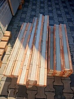 Cihelný překlad nad dveře příčkový 11,5cm délky 1m 1,25m a 1