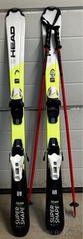 Juniorské lyže HEAD Team Super Shape vel. 117 cm + hole