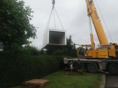 Betonová garáž - na klíč včetně složení jeřábem na místě