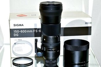 Nikon Sigma 150-600mm DG OS + UV + neopren TOP STAV