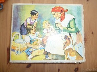 Retro obrázkové kostky TOFA Pohádky