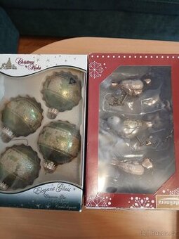 Prodám staré skleněné vánoční ozdoby. ZAMLUVENO