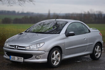 Peugeot 206 cc 2007 automat nová STK bez koroze 122 tis km