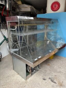 Gastro vybavení 2x chladicí vitríny a chladicí vana