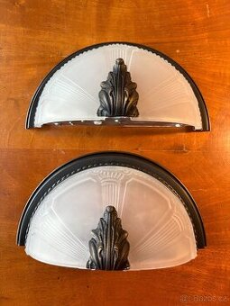 Stará asi mosazná nástěnná světla