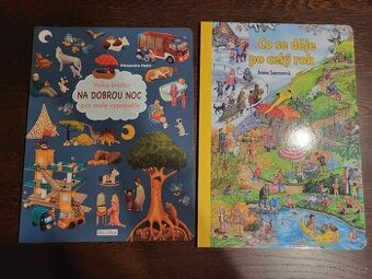 Kniha / leporelo Co se děje po celý rok /Velká knížka