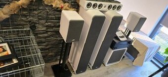 POLK reprosoustava 5.1 S55 bílá AV Reciever Onkyo