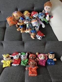 Obří sada plyšáků Tlapková patrola + maňásci
