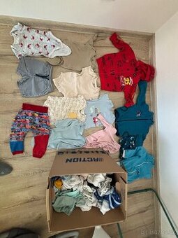 Dětské oblečení vel. 80+ (celá bedna)