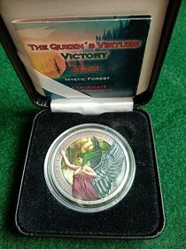 1 oz stříbrná mince The Queen"s Virtues Mystic Forest  2021