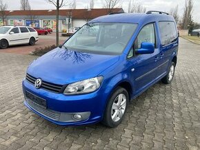 Vw Caddy 2.0tdi 81kw 4x4 5.míst 138.000km alu kola lyžiny