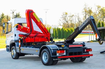 HÁKOVÝ NOSIČ KONTEJNERŮ HYDRAULICKÁ RUKA MERCEDES ATEGO 1218