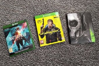 3 hry Xbox - Call of Duty / Battlefield 2042 / CyberPunk