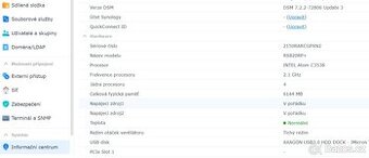 Synology RS820RP+, 6GB RAM, Intel Atom 4core