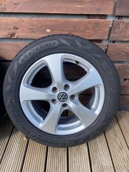 Alu kola VW 5x112 R17 plus nové letní pneu