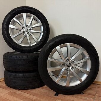 ŠKODA KODIAQ 5x112 R18 ET43+LETNÍ 235/55R18 6/5mm