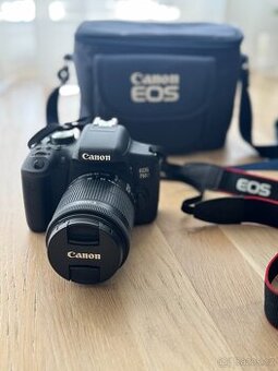 Canon EOS 750D tělo + objektiv EF-S 18-55mm IS STM + přísluš