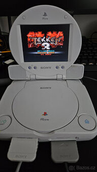 PlayStation One + LCD display + Tekken 3