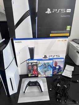 PS5 Slim 1TB s mechanikou v záruce + hry