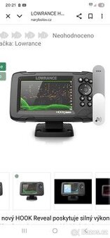 Echolot Lowrance HOOK REVEAL 5 SE SONDOU HDI 83/200 KHZ