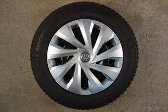 VW Polo, Škoda Fabia, disky 5x100 185/65/15 zimní + poklice