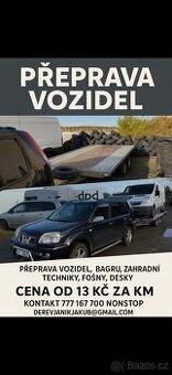 🚗 Přeprava vozidel a techniky