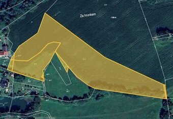 Prodej podílu 3/8 pole 11 585 m², Hrazany