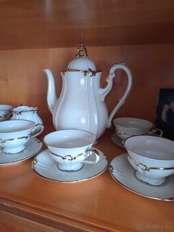 Čajová a kávová souprava starožitnost.