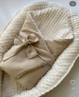 Béžové hnízdečko + zavinovačka