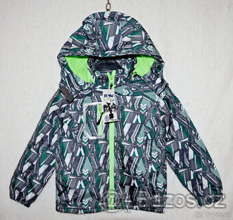 Chlap. šusťáková bunda s fleesem vel.98/104, a 116 NOVÁ