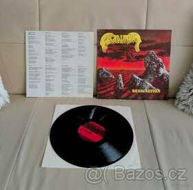 LP- GLADIATOR - Designation (album)´1992 + vsádka s texty /